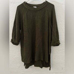 mote Olive Green Knit Sweater (XL)